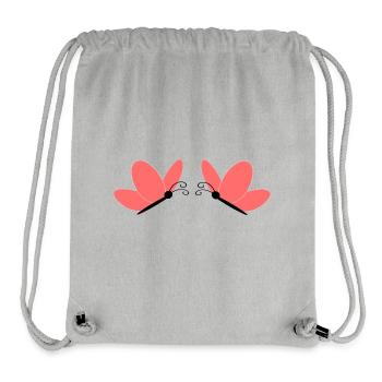 Cadeau pour la fête des mères : Idée de cadeau pour la fête des mères - Sac à cordon recyclé Stanley/Stella - gris chiné - Devant