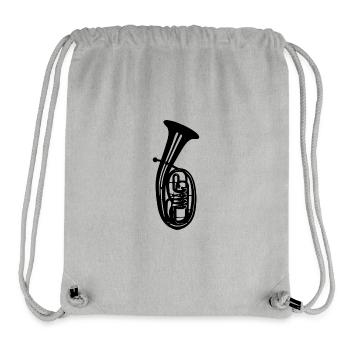 tenor horn - Stanley/Stella Recycled Gym Bag - heather grey - Front