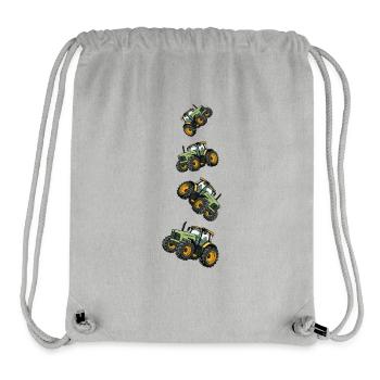 Traktor Farmer Symbol - Stanley/Stella recycelter Gym Bag - Grau meliert - Vorne