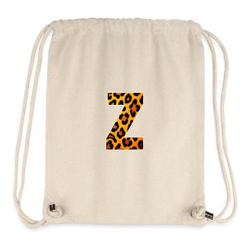 Leopard Z7 Print - Stanley/Stella Recycled Gym Bag - natural - Front