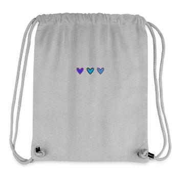 CHRISTMAS. MERRY CHRISTMAS. MERRY CHRISTMAS. NEW YEAR’S DAY - Stanley/Stella Recycled Gym Bag - heather grey - Front