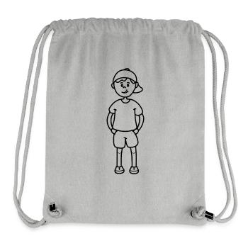 Boy - Stanley/Stella Recycled Gym Bag - heather grey - Front
