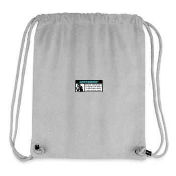Leistungsstarkes Motorrad - Stanley/Stella recycelter Gym Bag - Grau meliert - Vorne