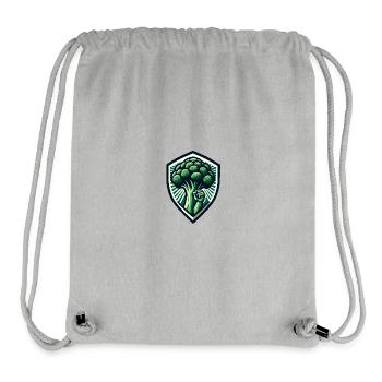 Puissance du brocoli - Sac à cordon recyclé Stanley/Stella - gris chiné - Devant