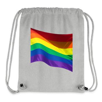 Pride month parade lgbtqia flag - Stanley/Stella Recycled Gym Bag - heather grey - Front