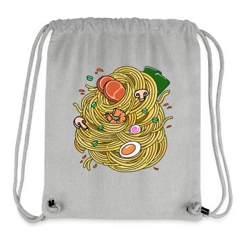 Ramen!! - Stanley/Stella Recycled Gym Bag - heather grey - Front