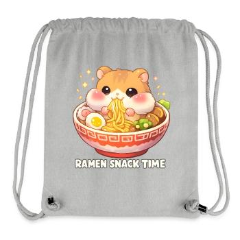 Ramen - Stanley/Stella recycelter Gym Bag - Grau meliert - Vorne