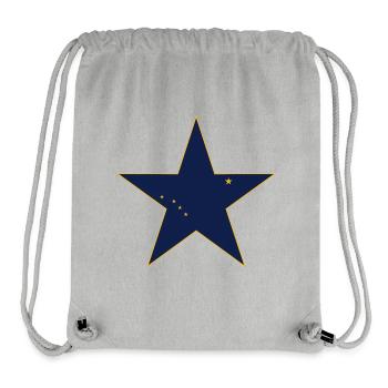 Alaska Fan T-Shirt – USA-Style - Stanley/Stella recycelter Gym Bag - Grau meliert - Vorne