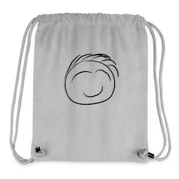 Face - Laughter - - Emoticon - Stanley/Stella Recycled Gym Bag - heather grey - Front