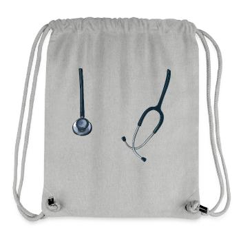 Stethoskop - Stanley/Stella recycelter Gym Bag - Grau meliert - Vorne