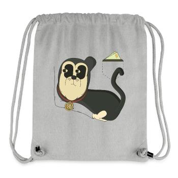 GEFALLEN - Stanley/Stella recycelter Gym Bag - Grau meliert - Vorne