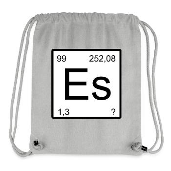 It Element Style: Minimal Science Look - Stanley/Stella Recycled Gym Bag - heather grey - Front