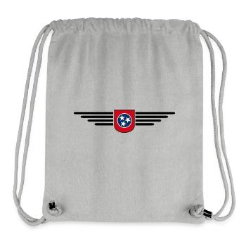 T-shirt de fan du Tennessee – Musique et amour de la maison - Sac à cordon recyclé Stanley/Stella - gris chiné - Devant