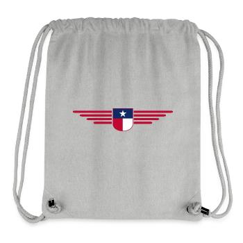 Texas Fan T-Shirt – Lone Star Style - Stanley/Stella Recycled Gym Bag - heather grey - Front