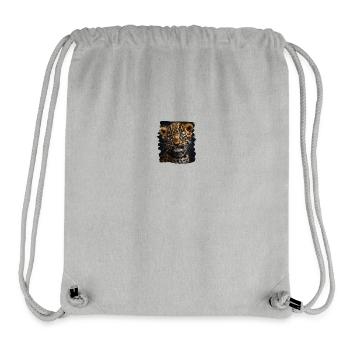 Leoparden Leopard - Stanley/Stella Recycled Gym Bag - heather grey - Front