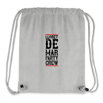 Lloret De Mar Party Crew - Stanley/Stella recycelter Gym Bag - Grau meliert - Vorne