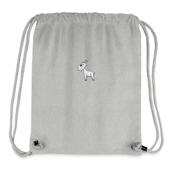 Goat Goat Buck - Stanley/Stella Recycled Gym Bag - heather grey - Front