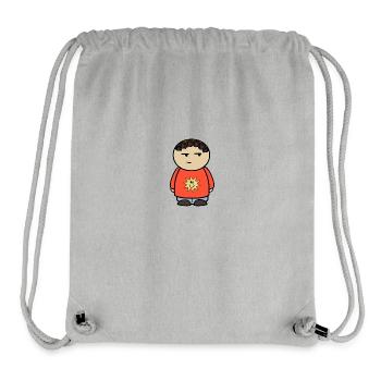 Suspected cartoon character - gift idea - Stanley/Stella Recycled Gym Bag - heather grey - Front