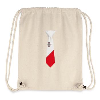 Norway Tie – Flag Design - Stanley/Stella Recycled Gym Bag - natural - Front