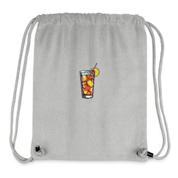 Limonade Getränk - Stanley/Stella recycelter Gym Bag - Grau meliert - Vorne