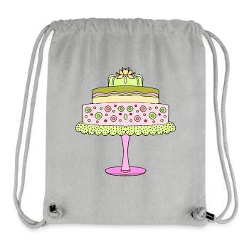 Cake - Stanley/Stella Recycled Gym Bag - heather grey - Front