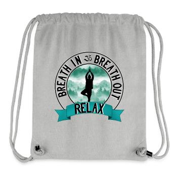 Relax (Men) - Stanley/Stella Recycled Gym Bag - heather grey - Front