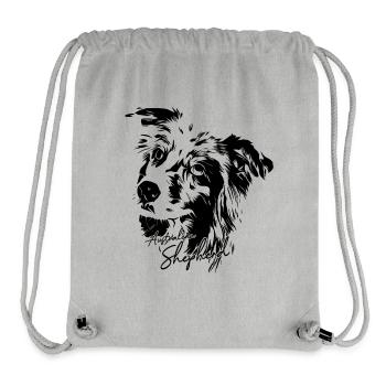 Australian Shepherd - Stanley/Stella Recycled Gym Bag - heather grey - Front