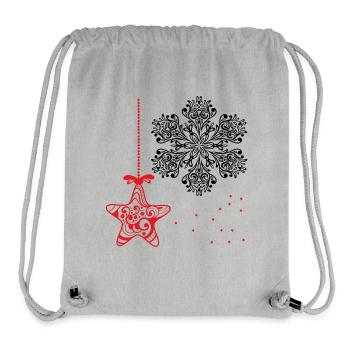 Ornament Christmas - Stanley/Stella Recycled Gym Bag - heather grey - Front