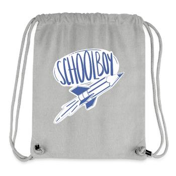 Schoolboy / School / Pencil / erster Schultag - Stanley/Stella recycelter Gym Bag - Grau meliert - Vorne