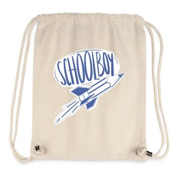 Schoolboy / School / Pencil / first day of school - Stanley/Stella Recycled Gym Bag - natural - Front