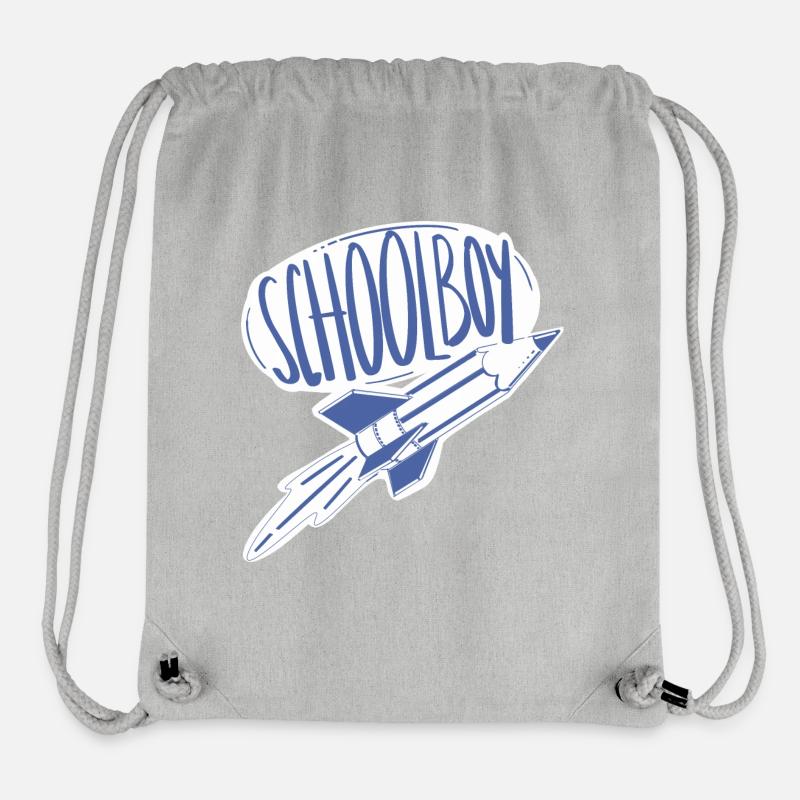 Schoolboy / School / Pencil / erster Schultag - Stanley/Stella recycelter Gym Bag - Grau meliert
