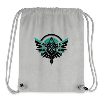 Eule Zeichen Symbole Geschenk Motiv Vogel Teufel - Stanley/Stella recycelter Gym Bag - Grau meliert - Vorne