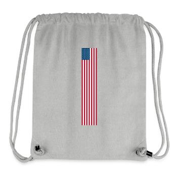 Ich liebe USA, Eleganz Stil Design T-Shirt - Stanley/Stella recycelter Gym Bag - Grau meliert - Vorne
