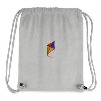 drachen kite - Stanley/Stella recycelter Gym Bag - Grau meliert - Vorne