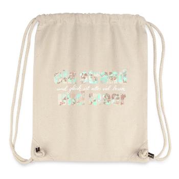 Strand und Meer und gleich ist alles besser - Stanley/Stella recycelter Gym Bag - Naturweiß - Vorne