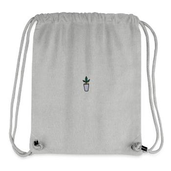 Blume 2 - Stanley/Stella recycelter Gym Bag - Grau meliert - Vorne