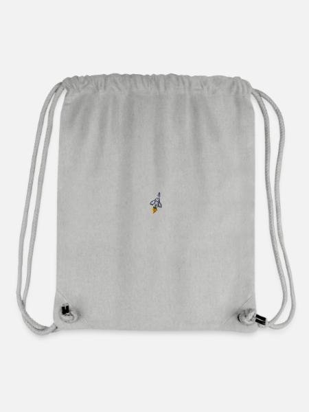 Space shuttle - Stanley/Stella Recycled Gym Bag - heather grey
