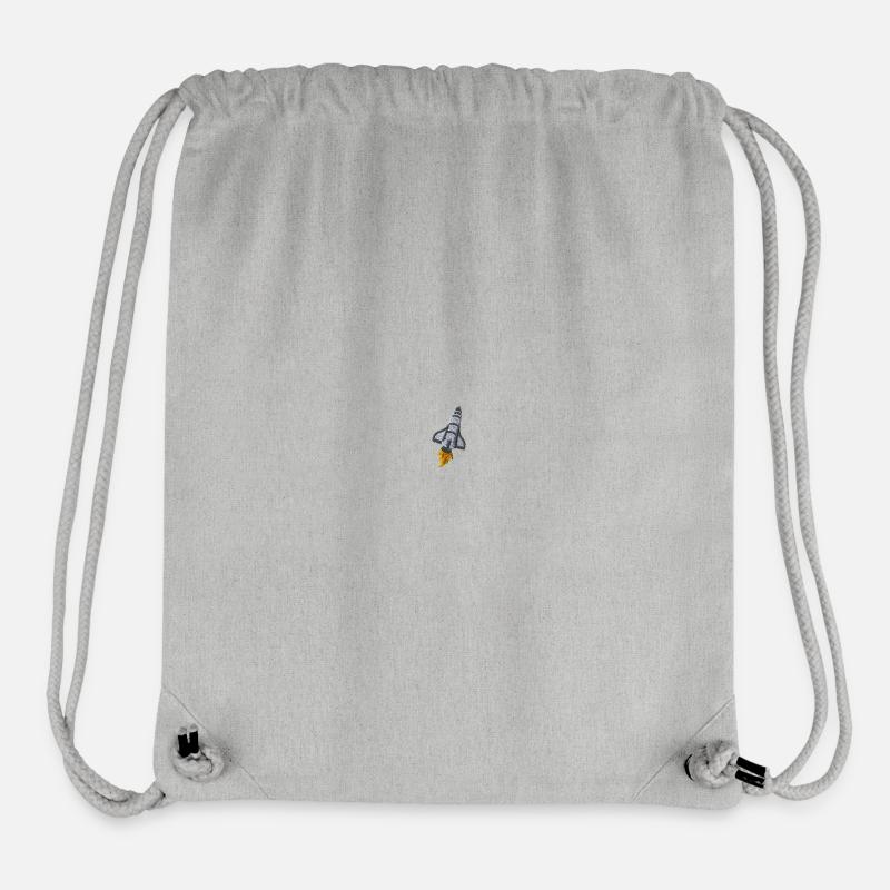 Space shuttle - Stanley/Stella Recycled Gym Bag - heather grey