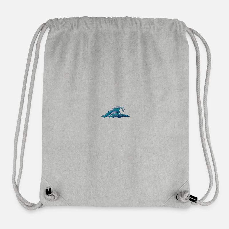 Wave - Stanley/Stella recycelter Gym Bag - Grau meliert