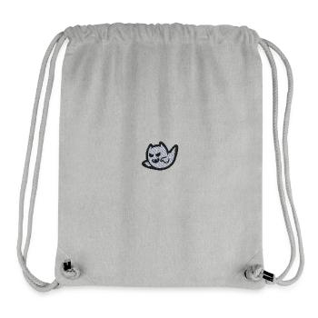 Ghost embroidered - Stanley/Stella Recycled Gym Bag - heather grey - Front