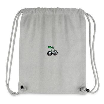 Felix The Cat Embroidery Design Cherries - Stanley/Stella Recycled Gym Bag - heather grey - Front