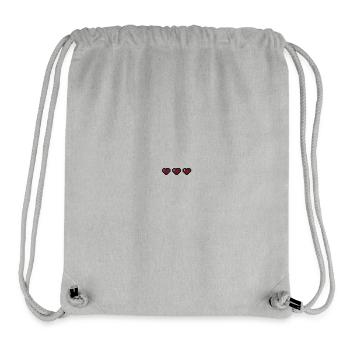 Three Lives - Stanley/Stella Recycled Gym Bag - heather grey - Front