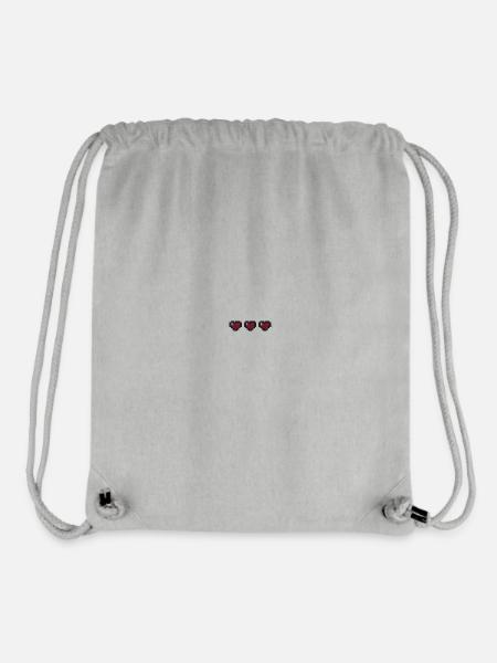 Trois vies - Sac à cordon recyclé Stanley/Stella - gris chiné