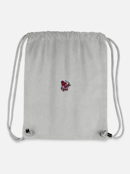 Christmas Piggy - Stanley/Stella Recycled Gym Bag - heather grey