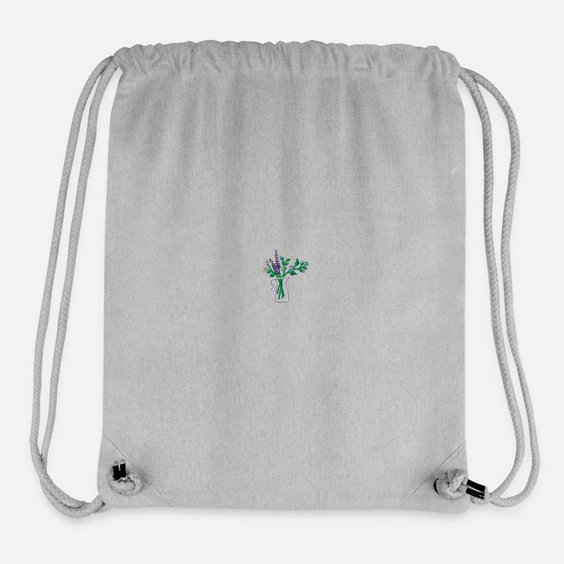 Flower vase - Stanley/Stella recycelter Gym Bag - Grau meliert