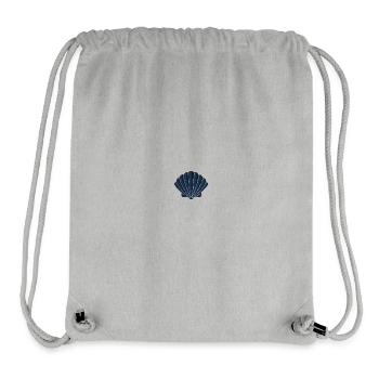 Shell embroidered - Stanley/Stella Recycled Gym Bag - heather grey - Front