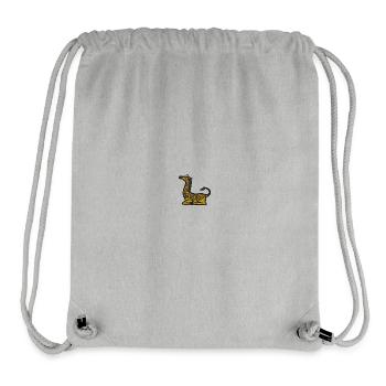 Giraffe - Stanley/Stella recycelter Gym Bag - Grau meliert - Vorne