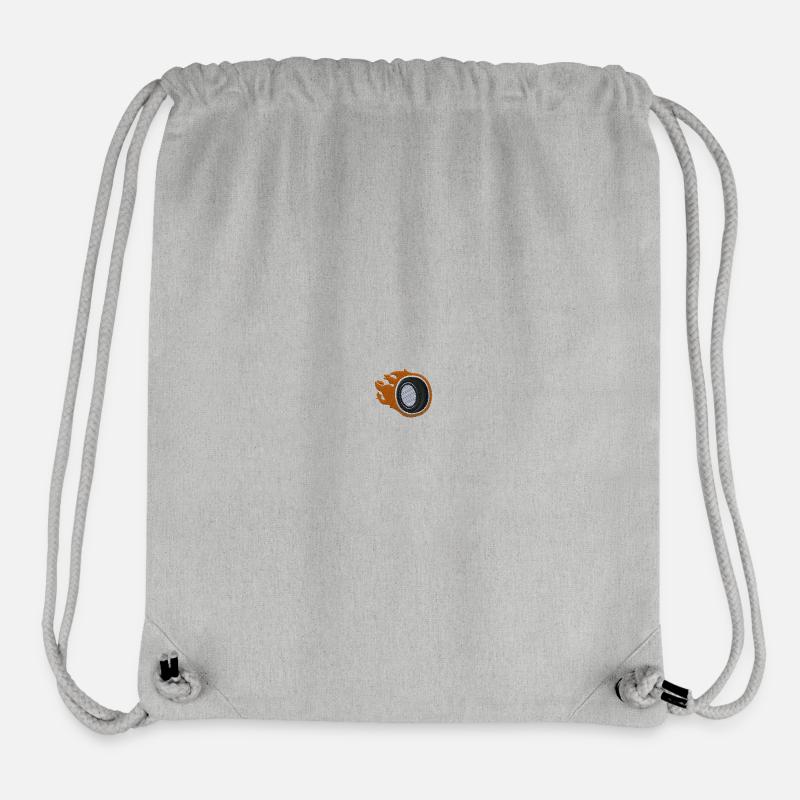 brennender Reifen - Stanley/Stella recycelter Gym Bag - Grau meliert