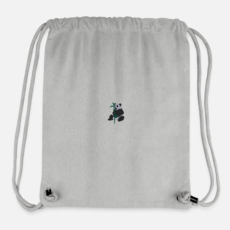 Panda - Stanley/Stella Recycled Gym Bag - heather grey