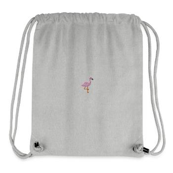 Flamingo - Stanley/Stella Recycled Gym Bag - heather grey - Front